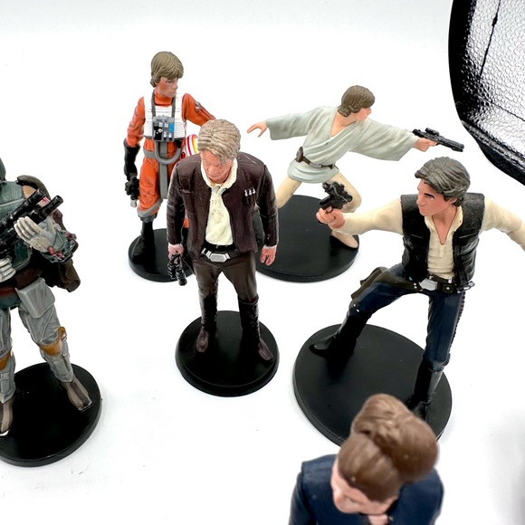 Lot of 20 Star Wars Cake Toppers Figures 4” Disney Store - Picture 9 of 10